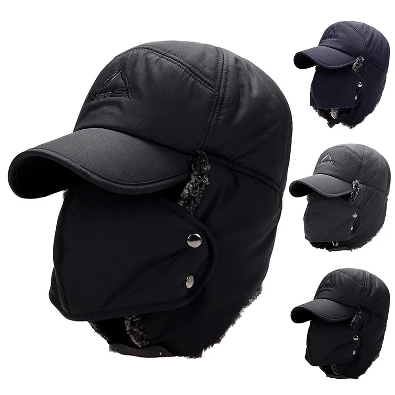 Winter Trapper Hat - Зимняя теплая ветрозащитная шапка унисекс в