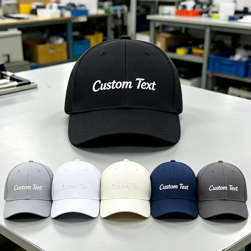 Trucker Cap Mesh - Кепка-тракер с вышивкой на заказ, сетчатая,