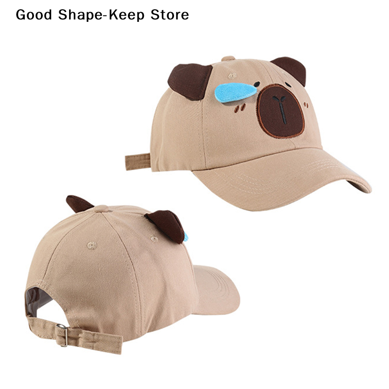 Golf Cap Dad - Бейсболка с вышивкой капибары для пары,