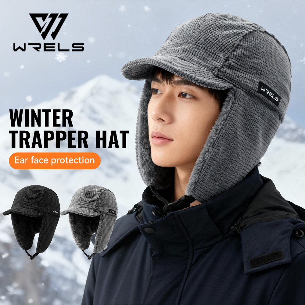 Trapper Hat Ear Flap - Зимняя шапка-траппер WRELS, ветрозащитная теплая защита