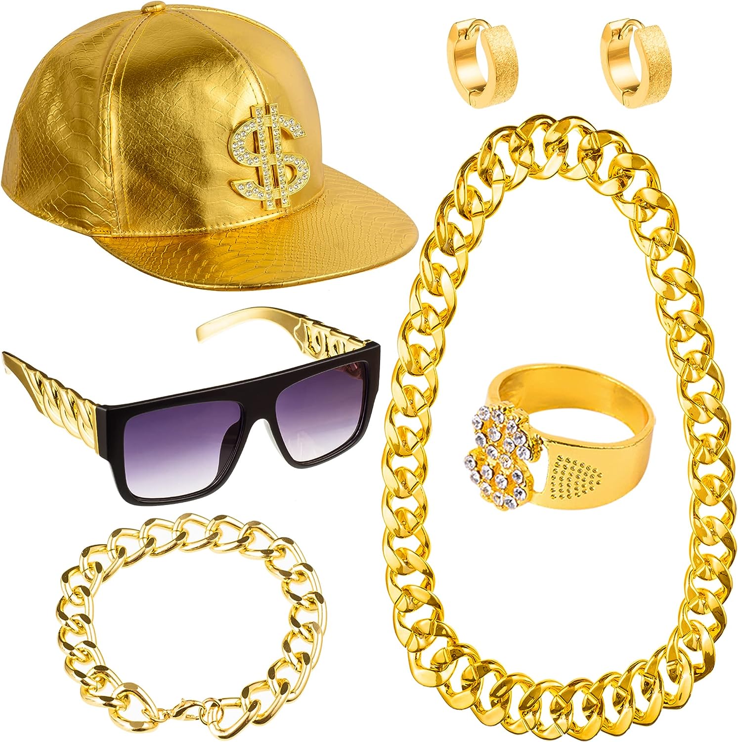 Snapback Hat Flat - Комплект для костюма в стиле хип-хоп