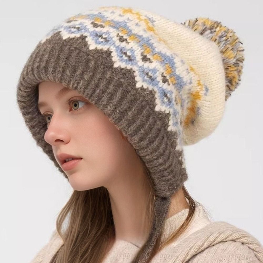 Модная теплая шапка с помпоном – обзор и цена Winter Trapper Hat