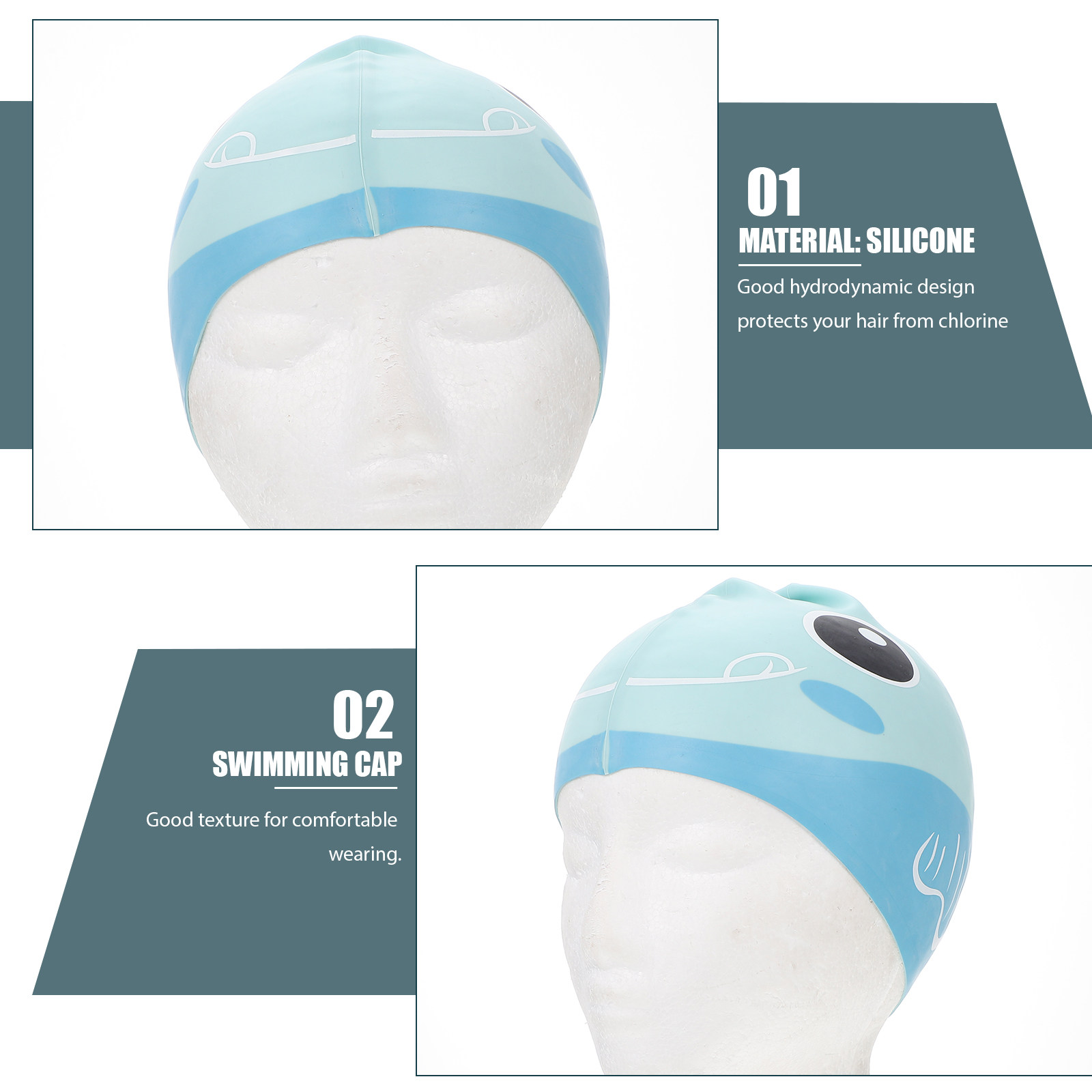 Детская силиконовая шапочка дл – обзор и цена Swim Hat Silicone